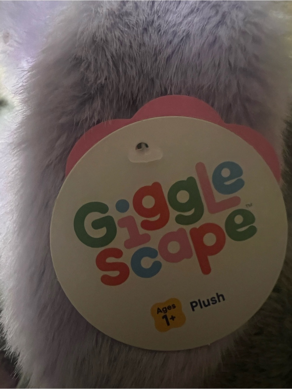 GiggleScape Purple Bunny 5.5-Inch Plush - Picture 2 of 2